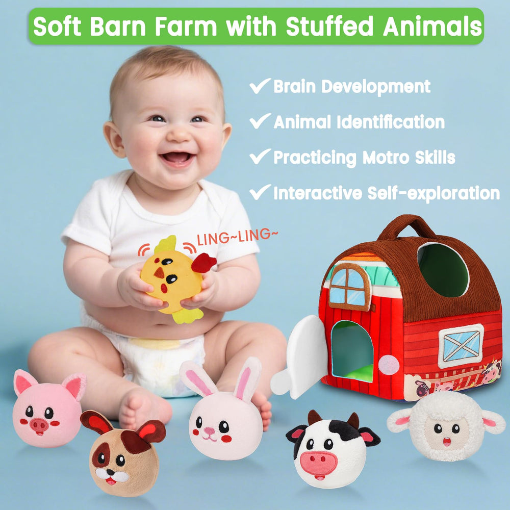 Avesa plush rabbit for gentle sensory play and grip practice