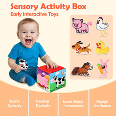 Avesa removable carrot toy for grasping and cause-effect play