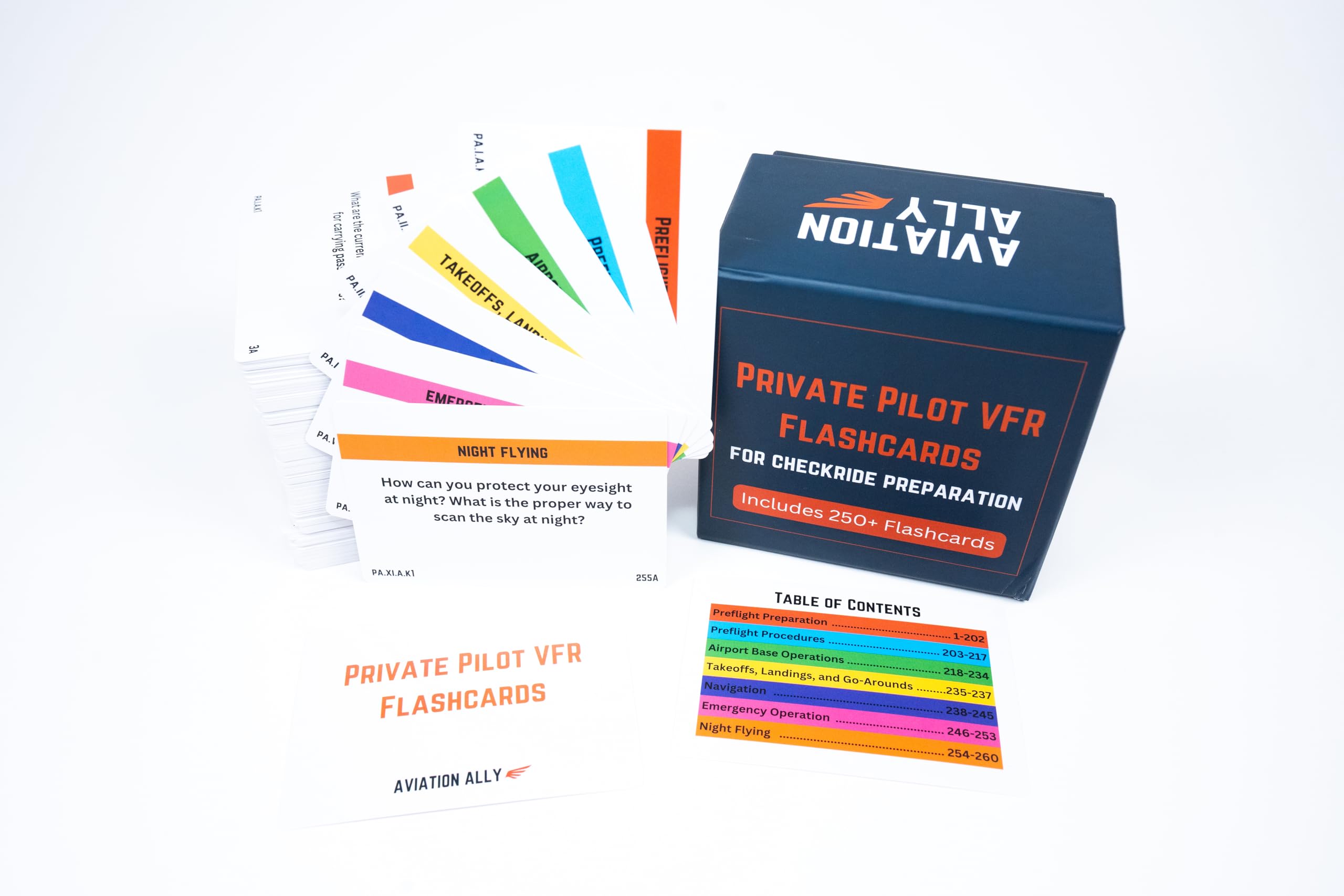 Aviation Ally reference on card links essential materials for quick review.