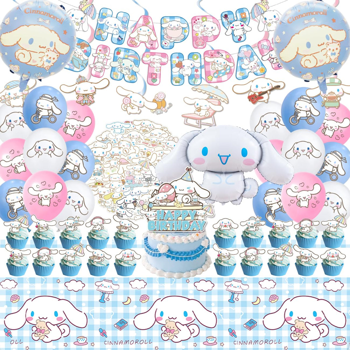 AVONO Cinnamoroll banner for festive party photos