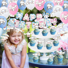 AVONO Cinnamoroll foil balloons brighten centerpieces