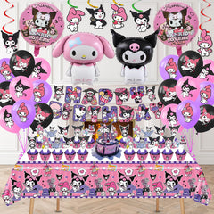 AVONO Kuromi hanging swirls add festive depth.