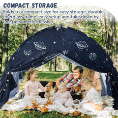 Avrsol bed tent twin uses polyester cotton blackout fabric for nap-ready shading