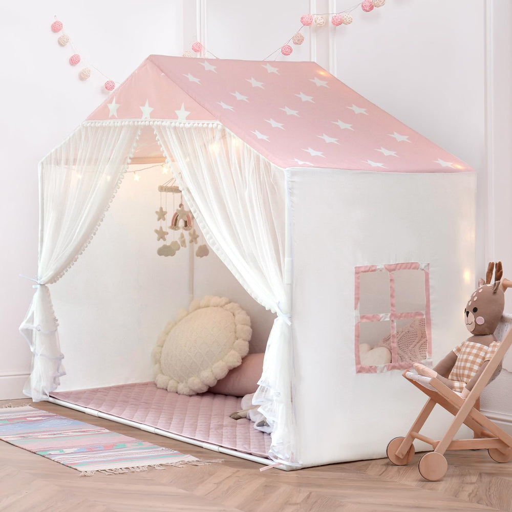 Avrsol Indoor cottage tent sparks creative pretend play sessions.