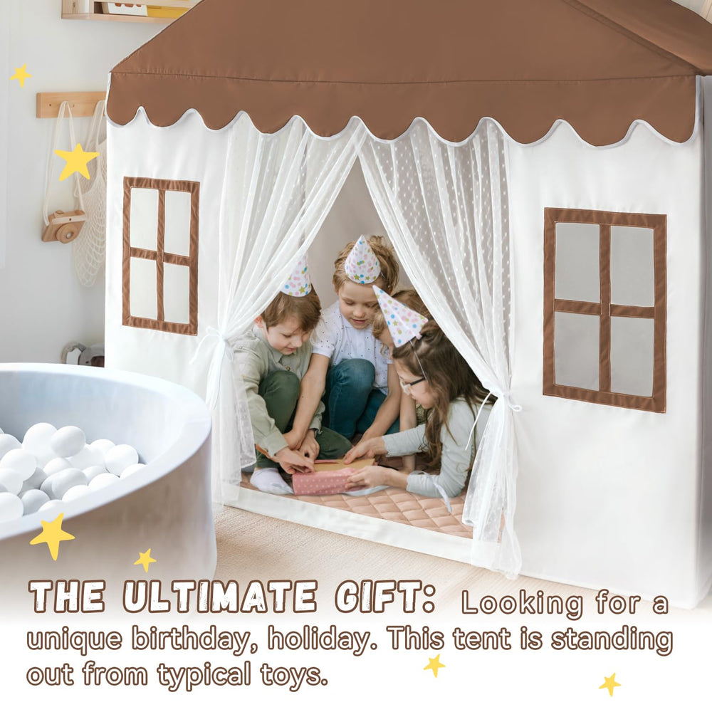 Avrsol Kids Play Tent durable fabric and sturdy poles for lasting use