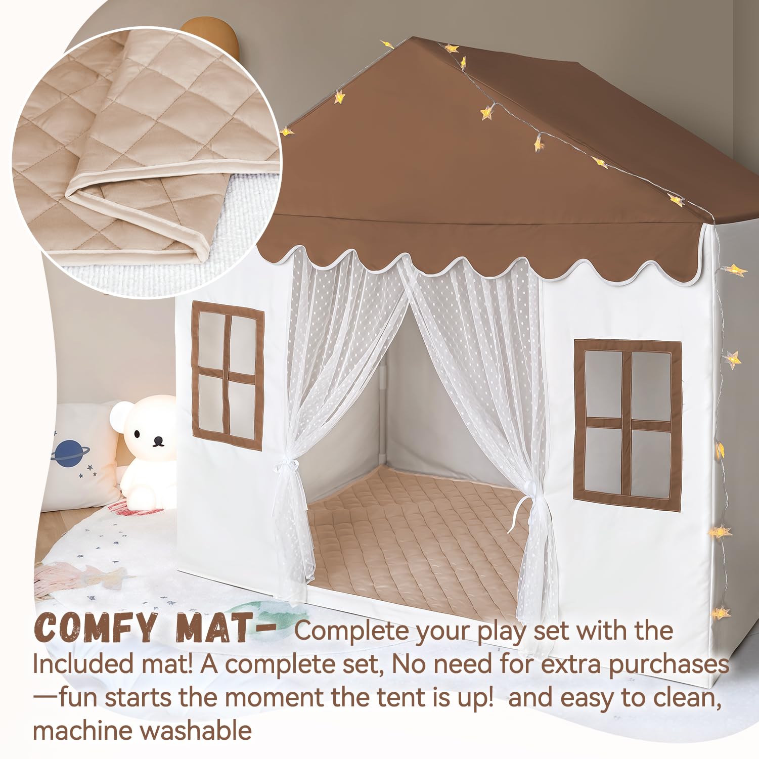 Avrsol Kids Play Tent easy setup and compact storage for busy families