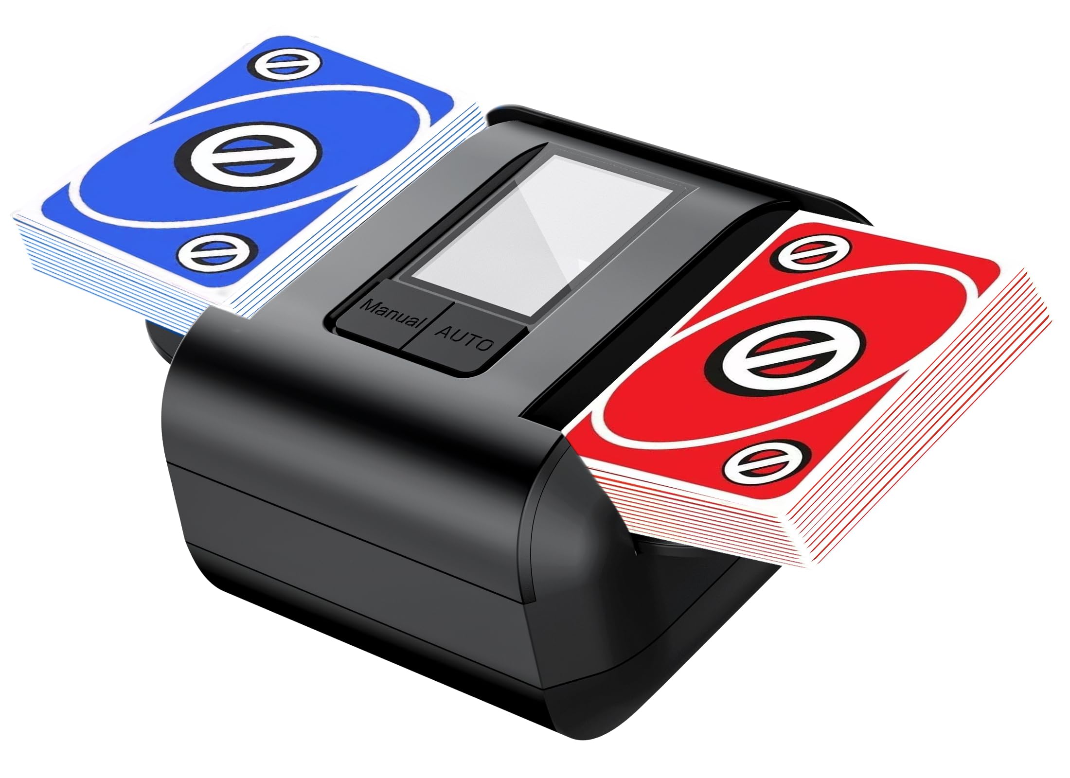 AVUMDA Auto Shuffler front view for smooth one-press operation.