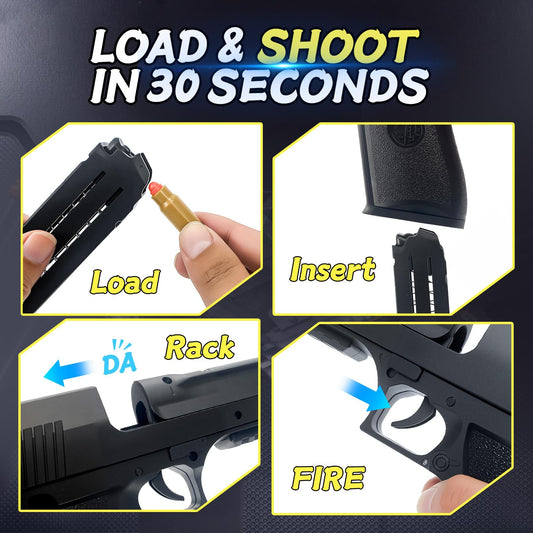 Awadas foam bullets closeup showing soft materials for safe, confident target practice.