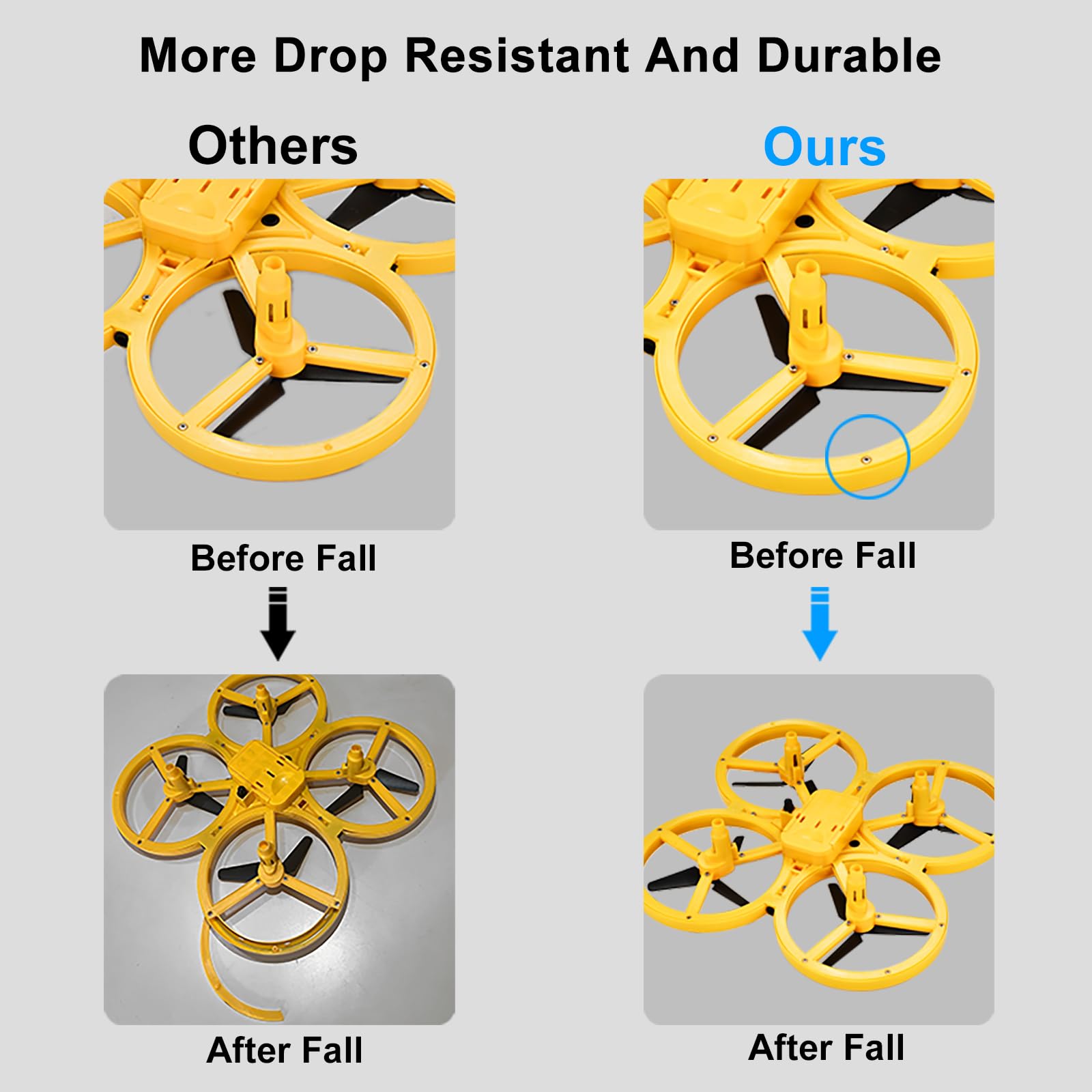 Awaiymi drone performs 360-degree flips for impressive stunts.