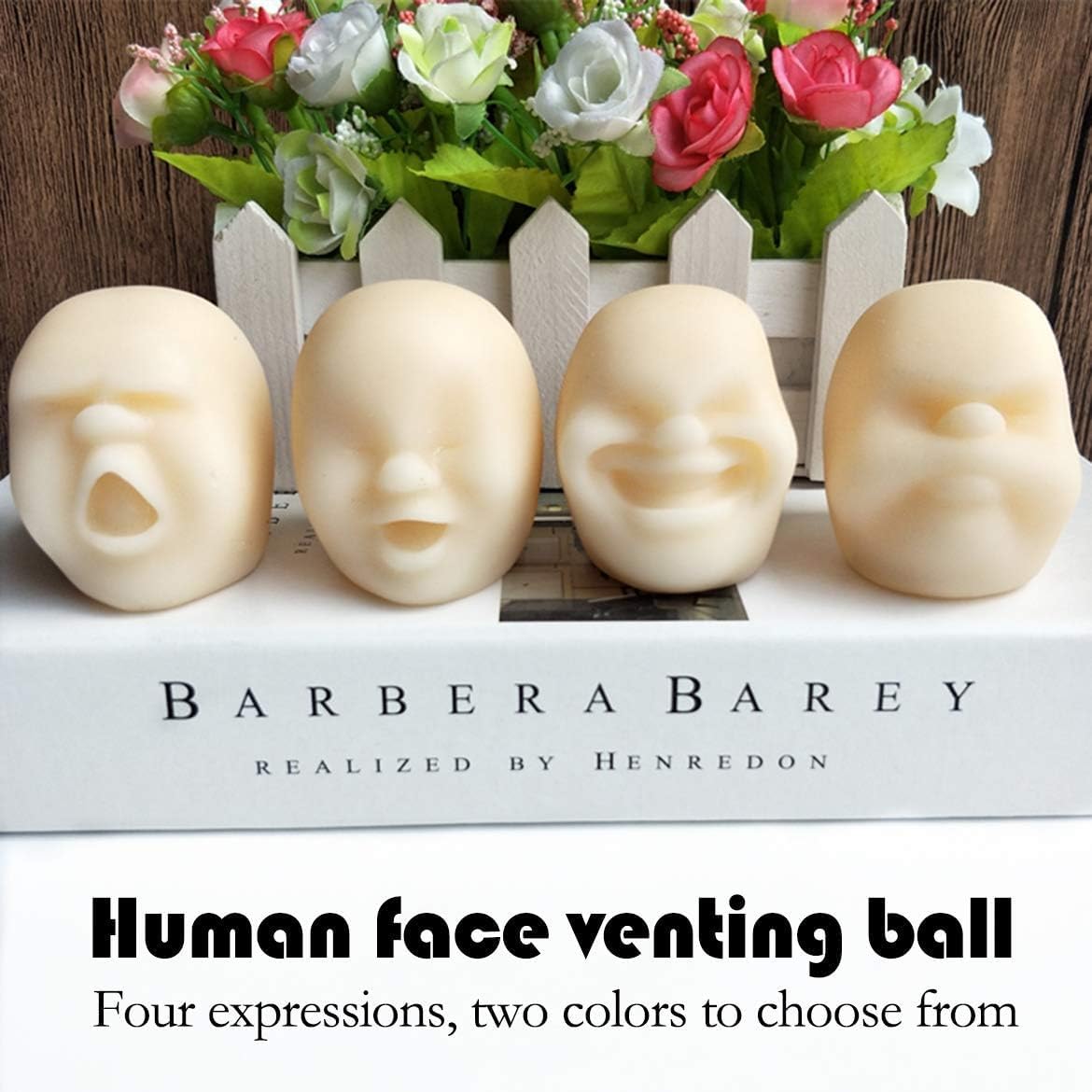 AWANGLUO squishy face ball in hand highlights grip-friendly design for all ages.