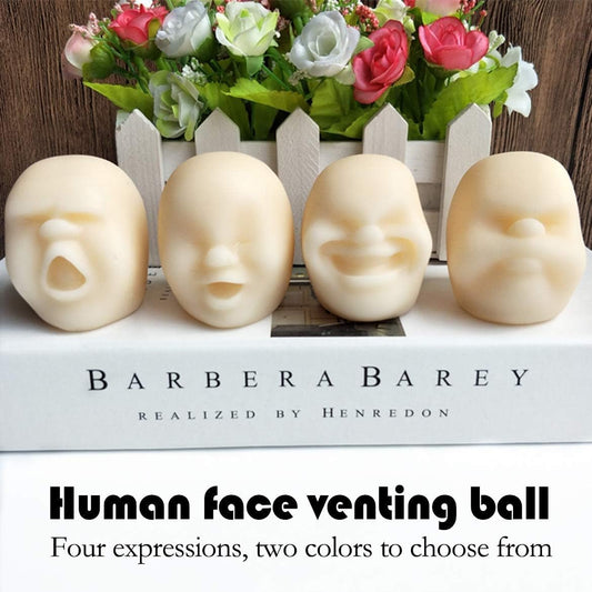 AWANGLUO squishy face ball in hand highlights grip-friendly design for all ages.