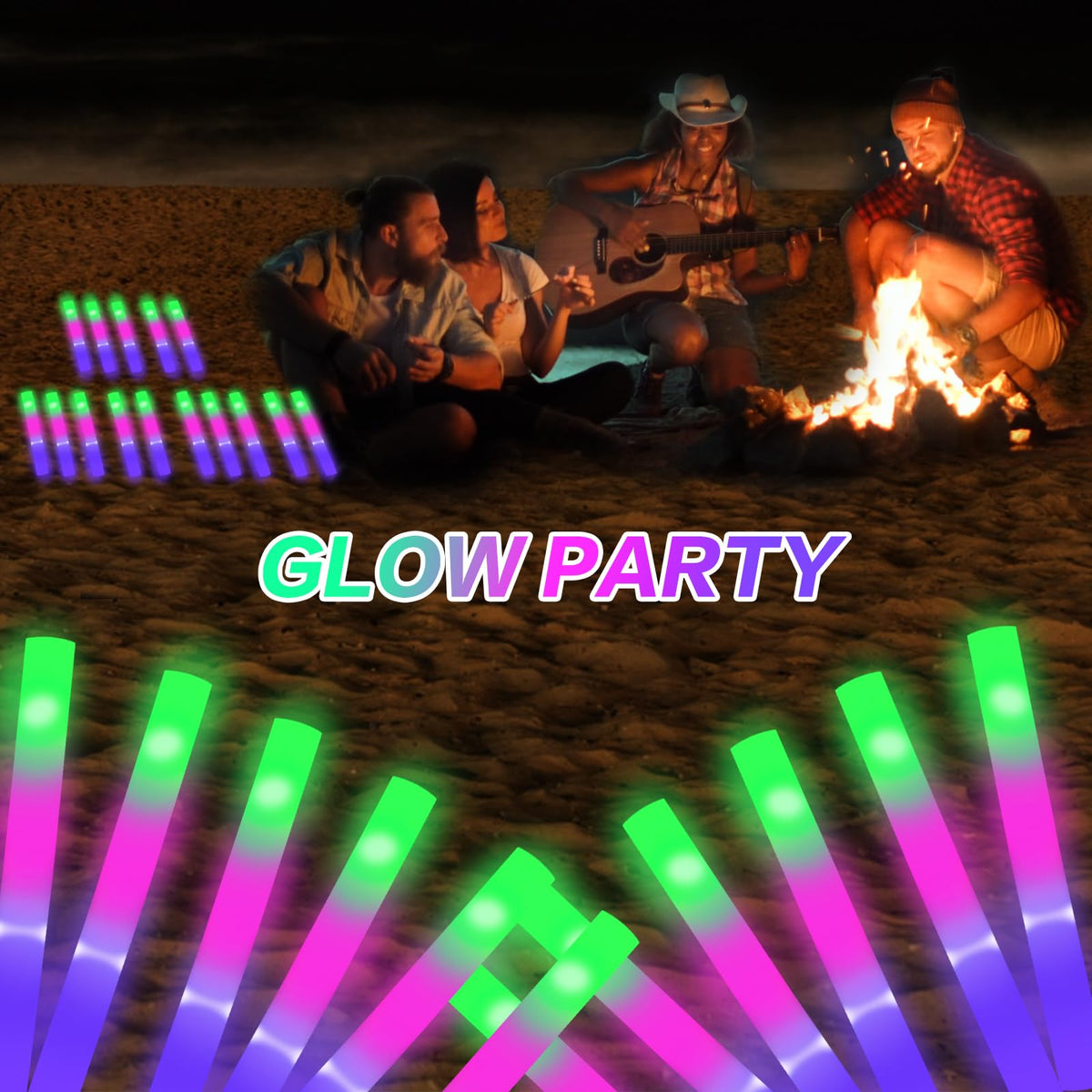 AWANG glow sticks collection highlights vibrant colors for bulk party lighting