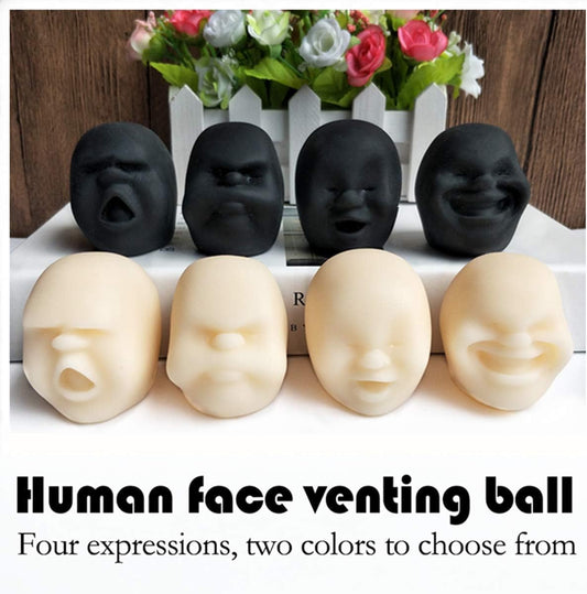AWANGLUO funny face ball with happy expression for fidgeting