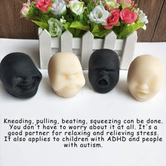 AWANGLUO funny face ball multi-use, fits in hand for on-the-go de-stressing
