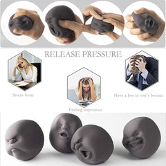 AWANGLUO funny face ball packaging, ideal classroom or party favor choice