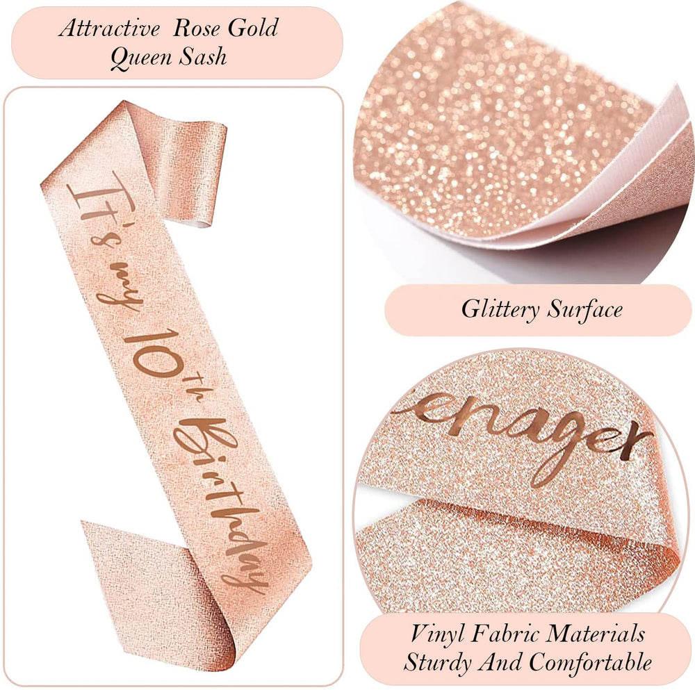Awfrky rose gold numeral candles with long burn and smokeless glow.