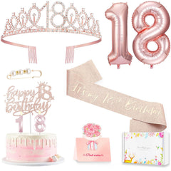 Awfrky rose gold 18th crown with secure combs for lasting wear.