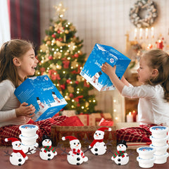 AWHETIE finished snowman craft ideal for stocking stuffers or holiday decorations