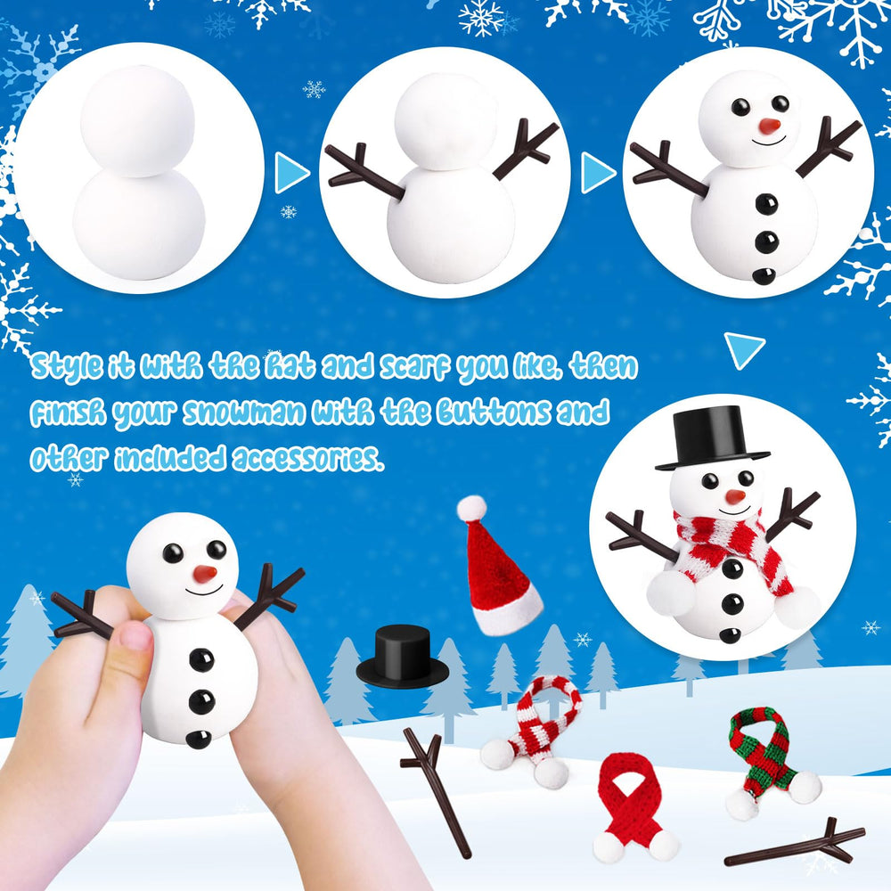 AWHETIE snowman eyes, nose, and buttons for playful character building