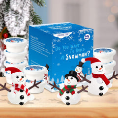 AWHETIE snowman Santa hat and scarf finishing cozy outfits for crafts.
