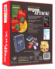 Organ Attack play area showing colorful components