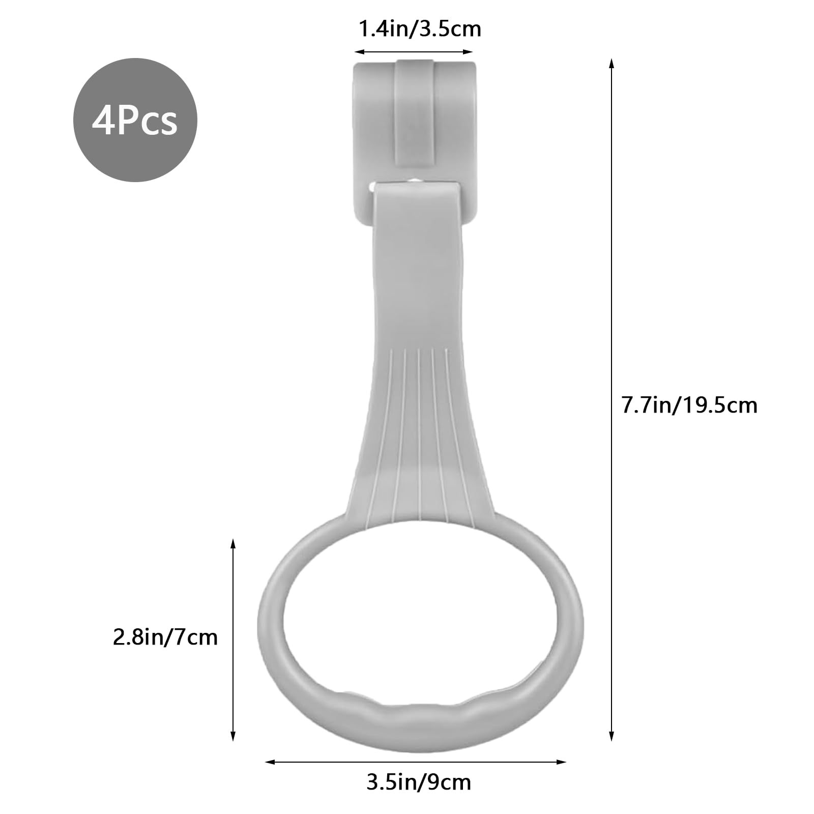 Awleynz rings clip attachment demonstrating quick installation on playpen rail