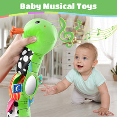 AWOTOY Belly ruler on caterpillar tracks growth milestones gently.