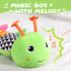 AWOTOY caterpillar body displays crinkle texture for tactile exploration