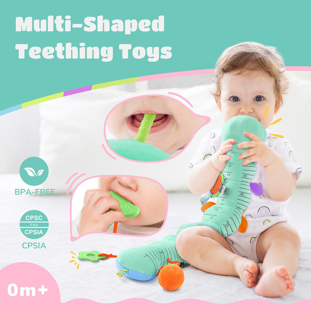AWOTOY caterpillar crinkle wings for tactile stimulation during play