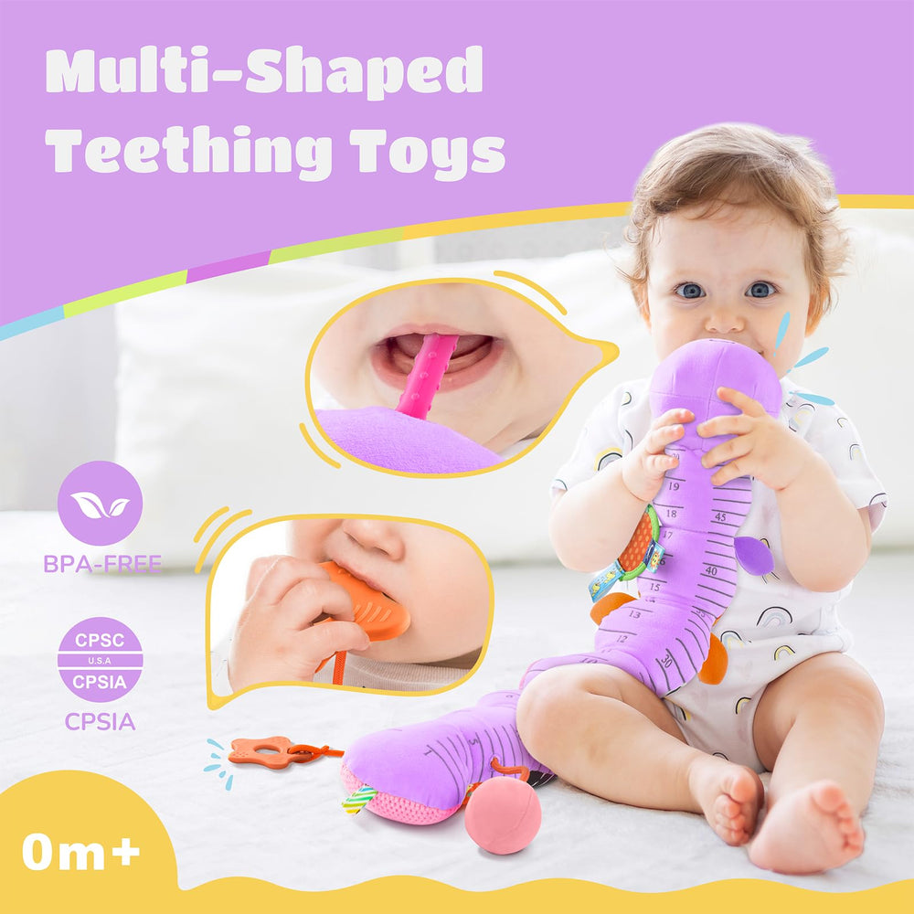 AWOTOY caterpillar crinkle wings stimulate tactile and visual exploration