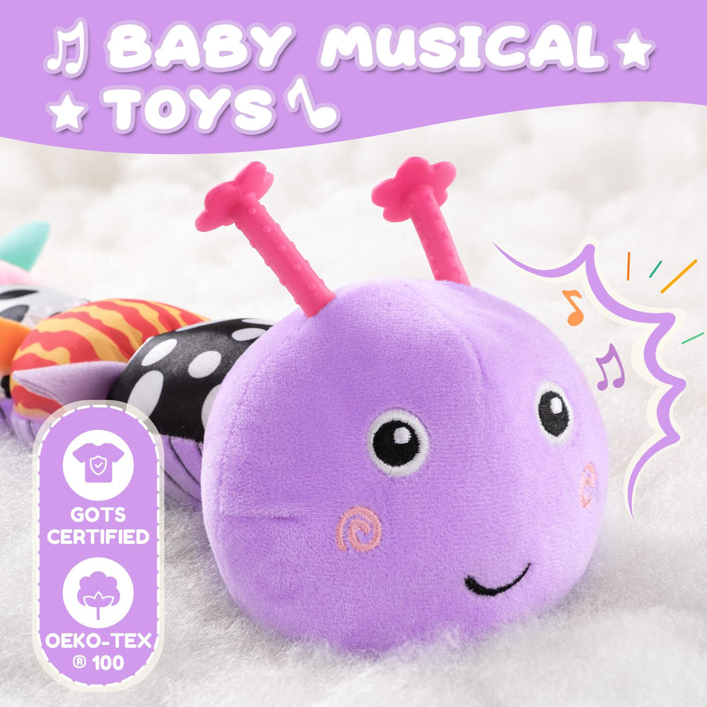 AWOTOY crinkle wings invite textured exploration for fine motor play.