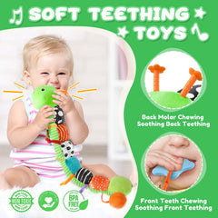 AWOTOY Caterpillar pull-string engages fine motor play and interaction.