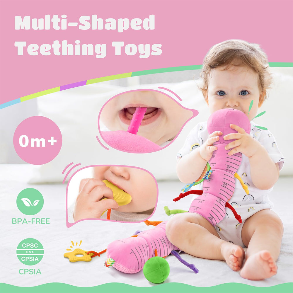 AWOTOY Crinkle Wings Toy provides tactile stimulation during playtime.