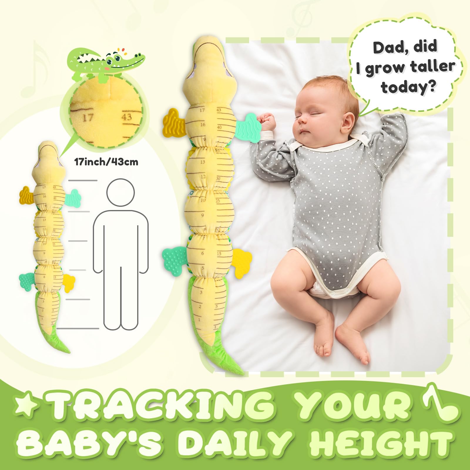 AWOTOY crocodile soft plush fabric creates cozy hugs and soothing comfort