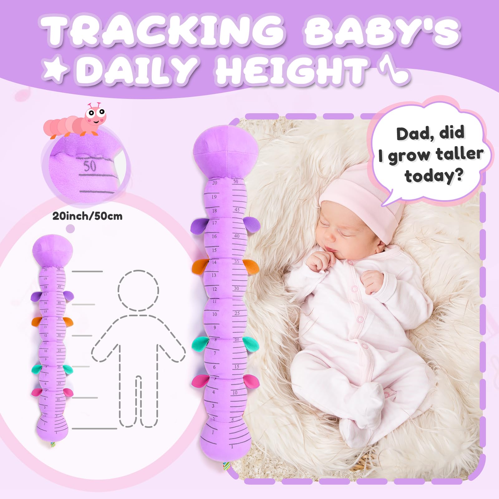 AWOTOY plush teether uses BPA-free silicone for teething comfort