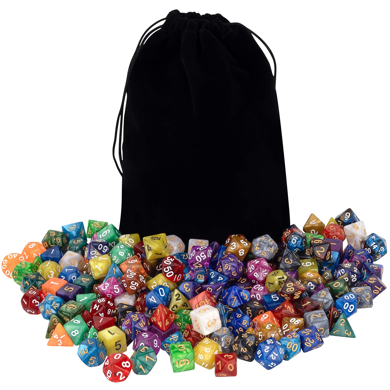 Awpeye double-color dice with pearled sheen add visual flair at the table.