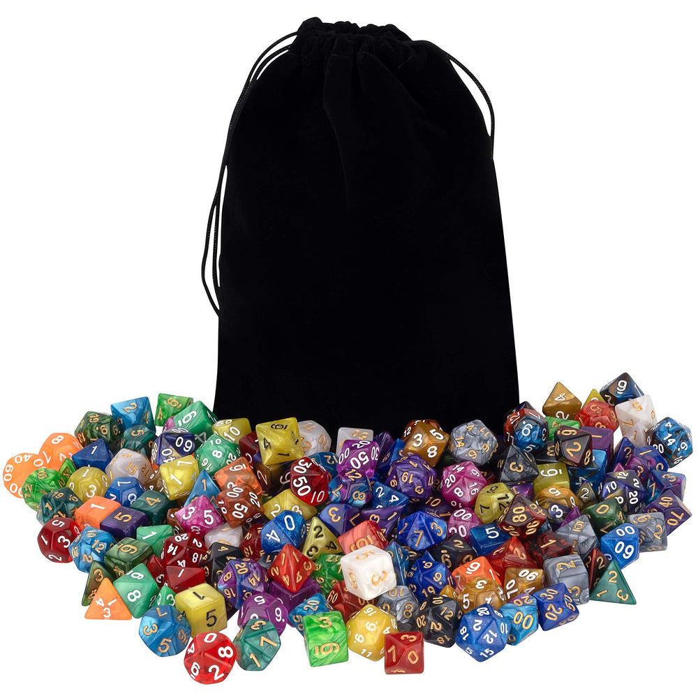 Awpeye double-color dice with pearled sheen add visual flair at the table.