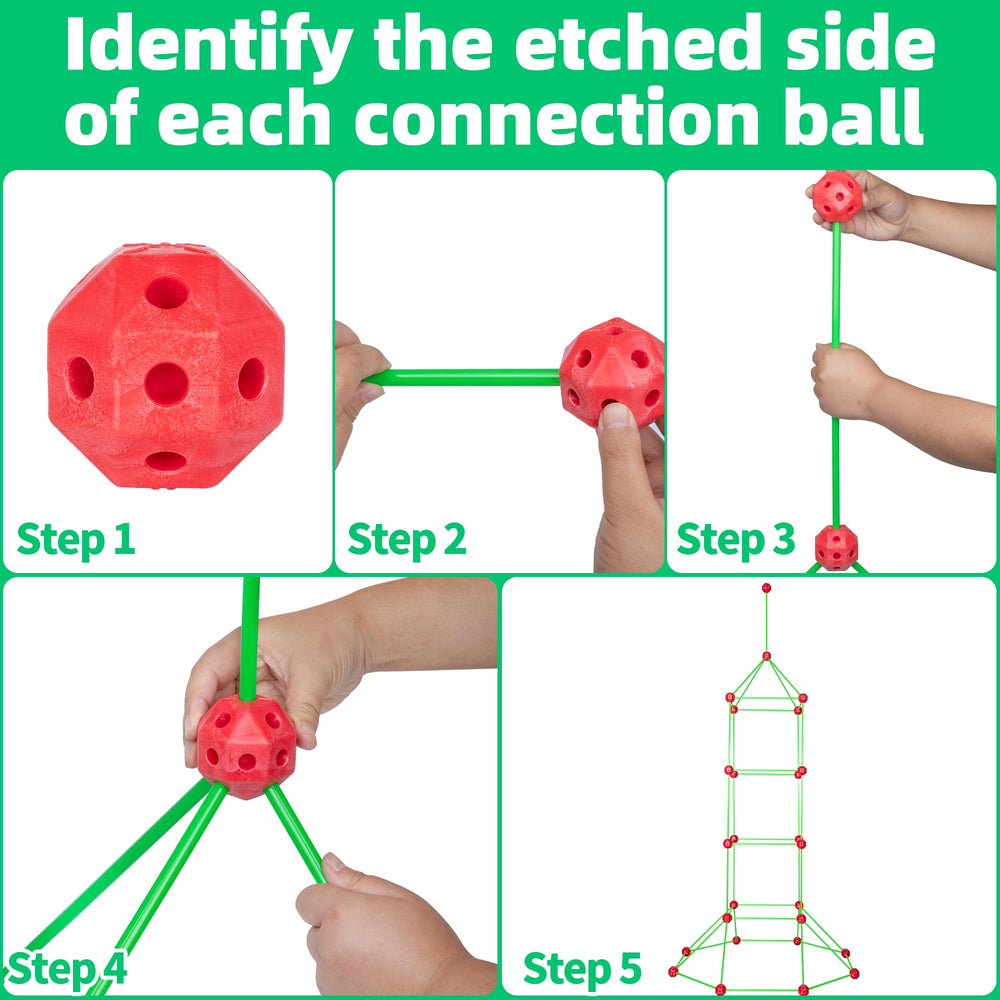 Awsoo STEM-building toy encourages problem solving and spatial thinking.
