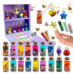 AWZNG fairy potion kit 22pc bottles for imaginative play and colorful potions.