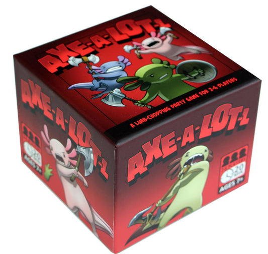 Axe-A-Lot-L game deck layout shown for quick setup and play.