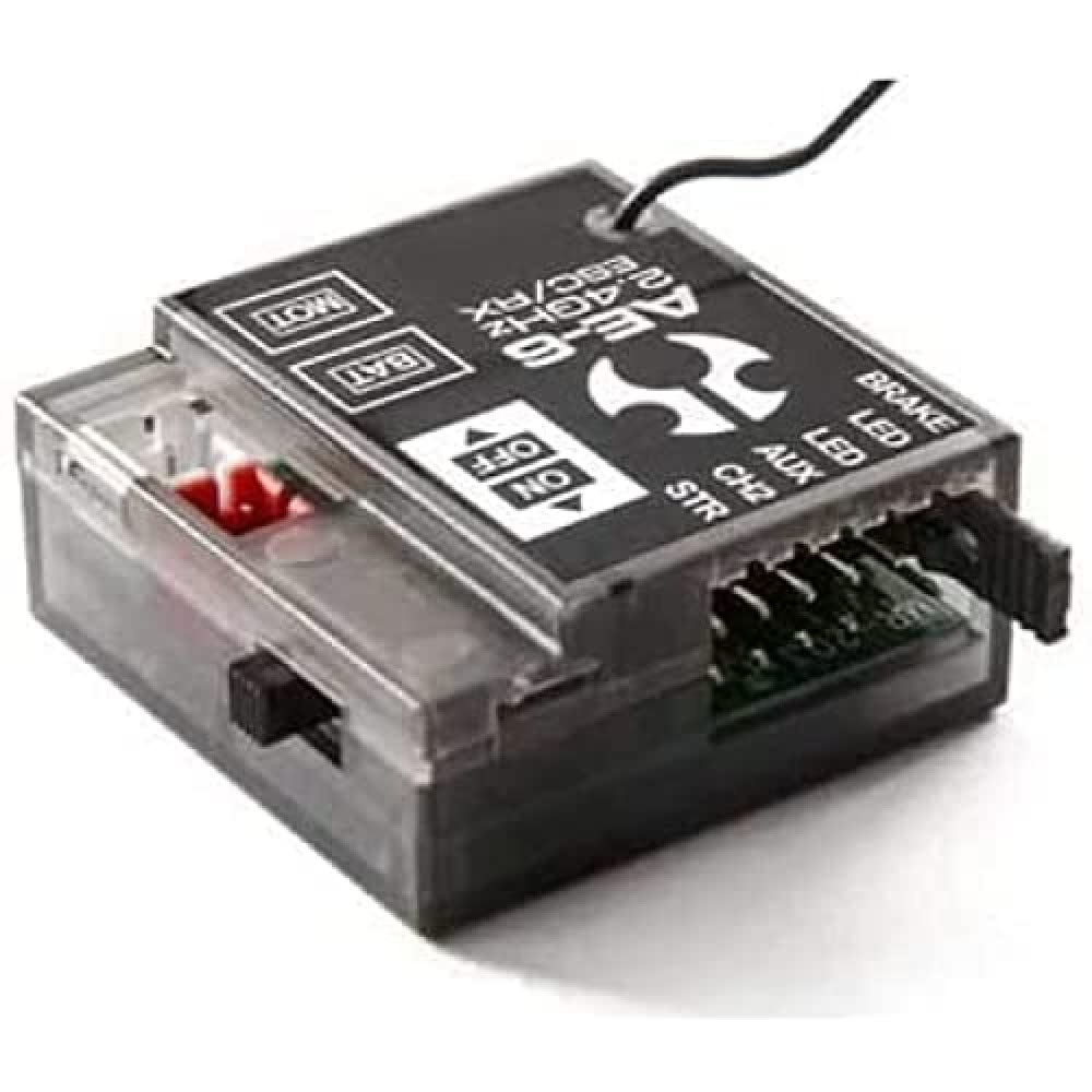 Axial AE-6 ESC Rx forward/reverse for precise throttle control in RC cars.