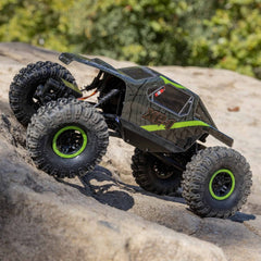 Axial AX24 XC-1 4WS modes demonstrate versatile steering for tight trail navigation.