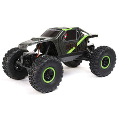 Axial AX24 XC-1 green body closeup showing scale realism and rugged build.