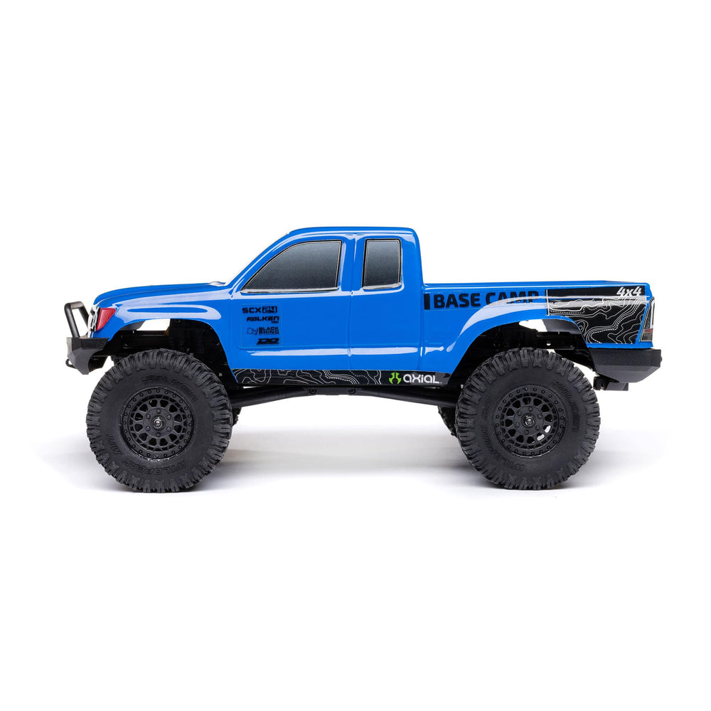 Axial 4x4 chassis and suspension in action for stable handling.