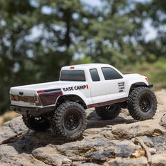 Axial SCX24 Base Camp 4x4 included battery and USB charger for immediate setup.