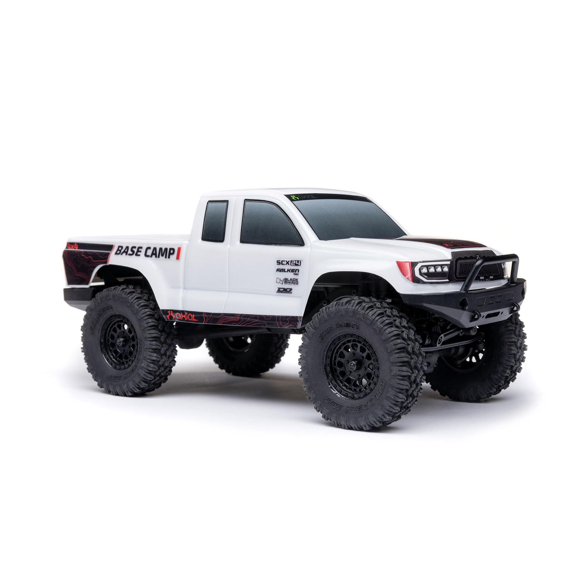 Axial SCX24 Base Camp 4x4 ready-to-run kit saves setup time.