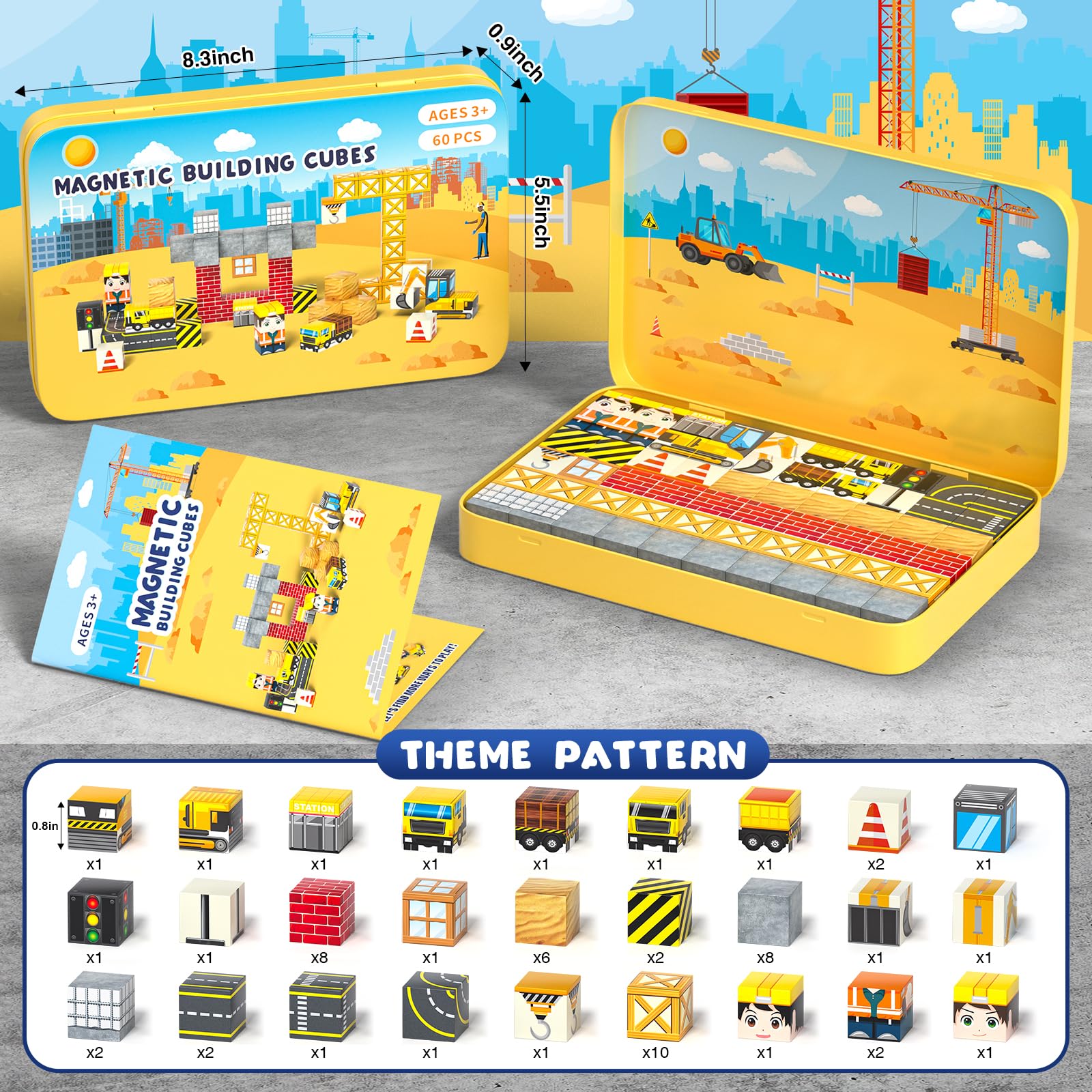 Axirata compatible magnets 0.8 inch cubes enable larger builds