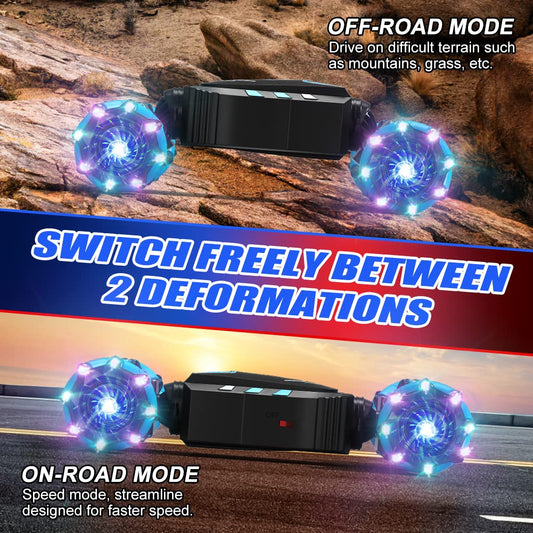 Axirata dual-controllers display for precise steering and longer sessions
