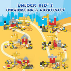 Axirata mini blocks creative play scene for imaginative building