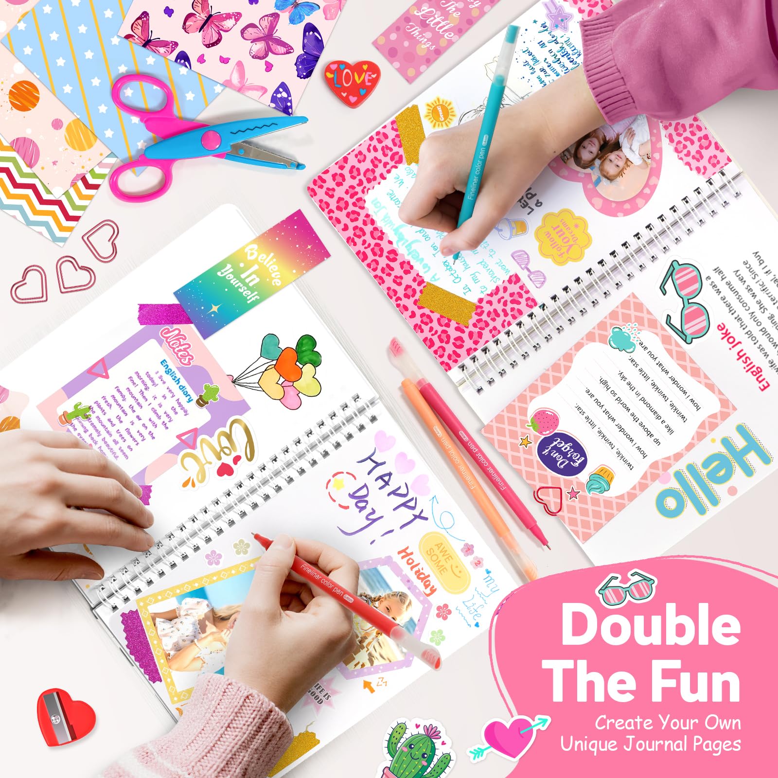 Axirata scrapbook-art-sheets reveal color and texture for creative journaling.